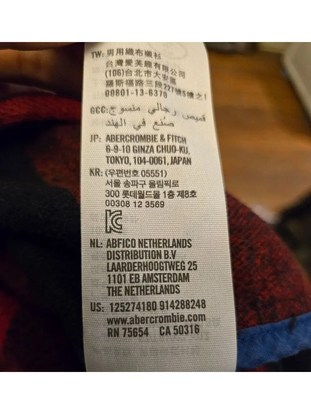 Abercrombie & Fitch XXL Heavyweight Buffalo Plaid Flannel Shacket